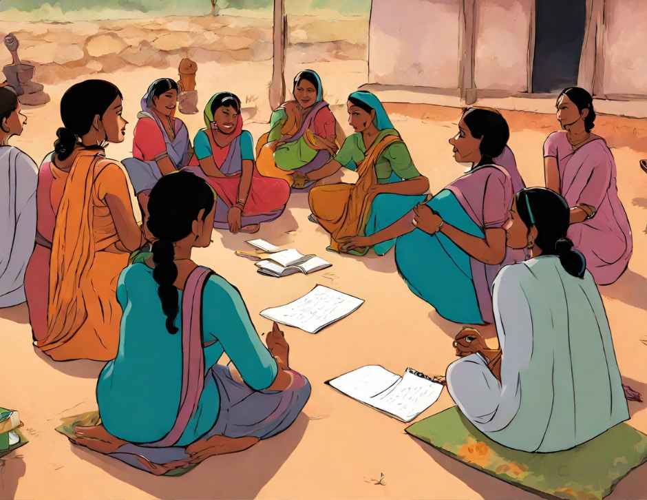 Formation and strengthening of Self-Help Groups and community institutions